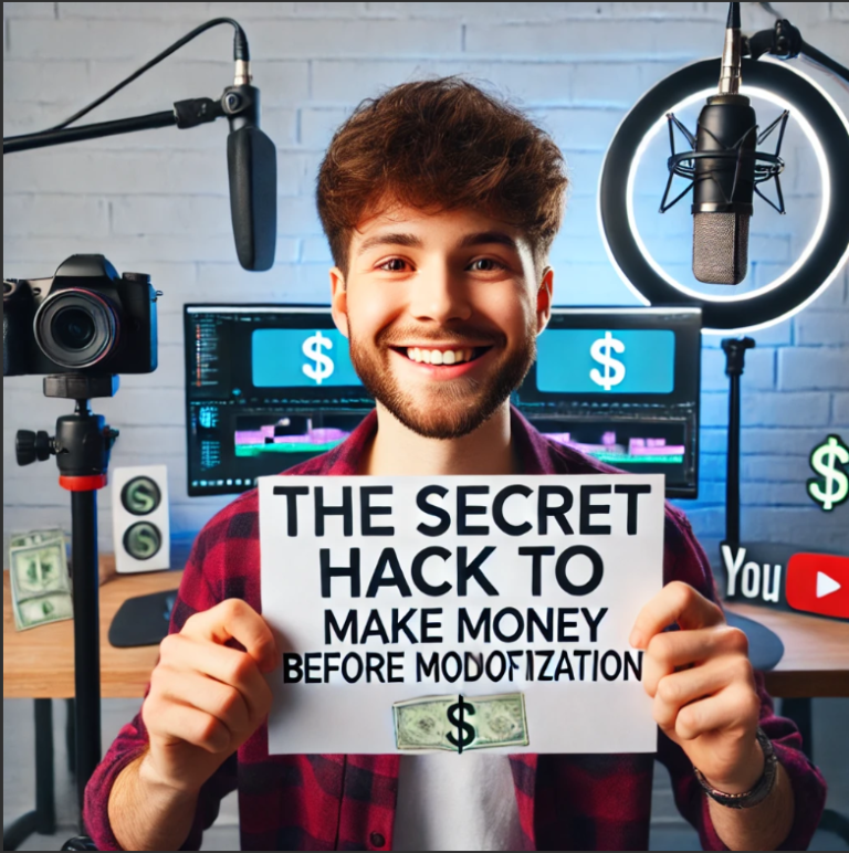 The Secret YouTube Hack to Make Money Before Monetization