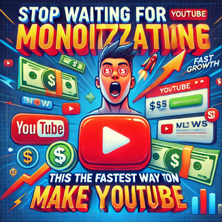 Stop Waiting for Monetization—This is the Fastest Way to Make Money on YouTube!