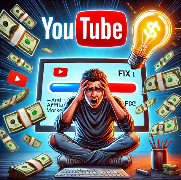 Why You’re Not Making Money on YouTube – And How to Fix It Fast!