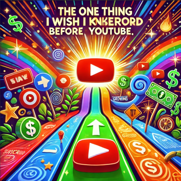 The One Thing I Wish I Knew Before Starting on YouTube – That Changed Everything…