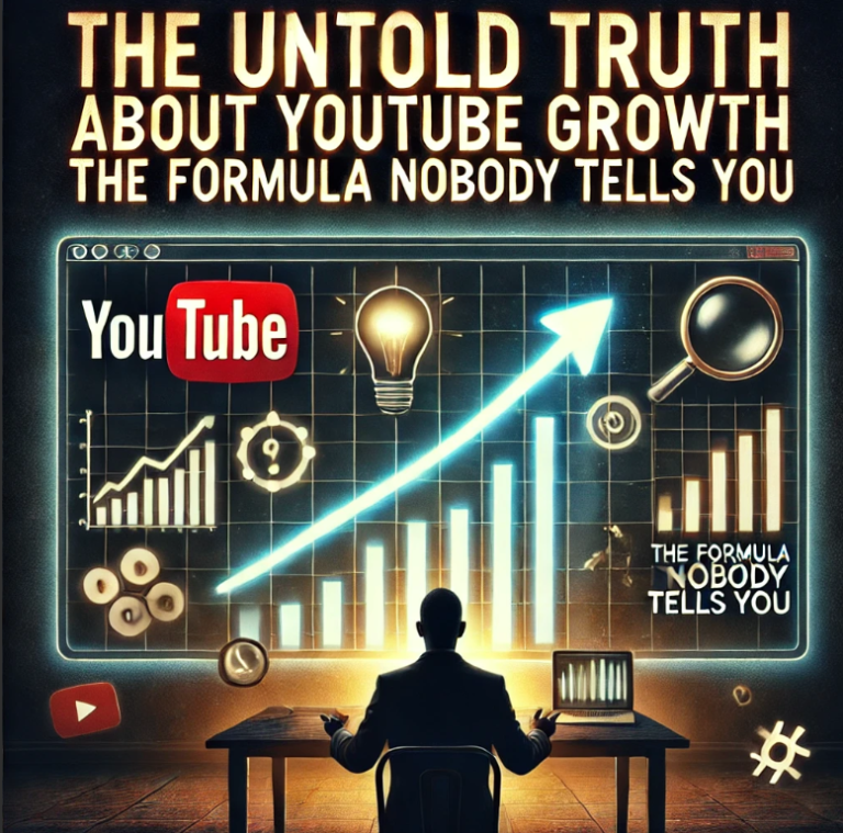 The Untold Truth About YouTube Growth: The Formula Nobody Tells You